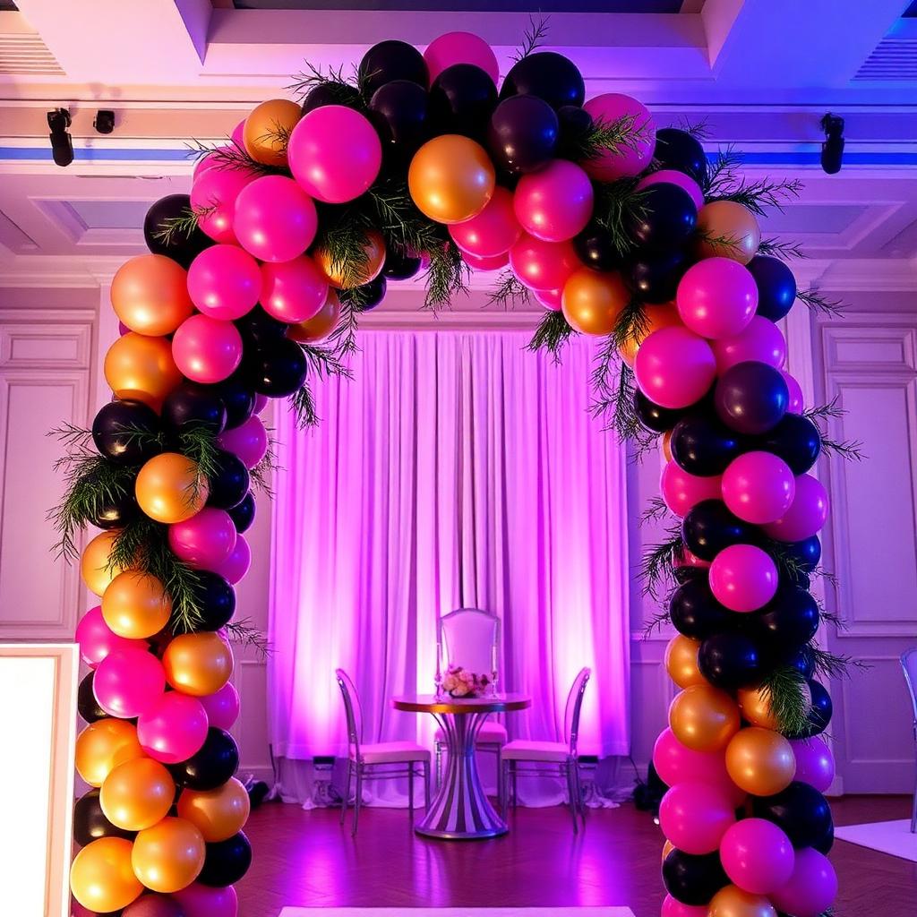 Luxury balloon décor by Simone's Creations DMV